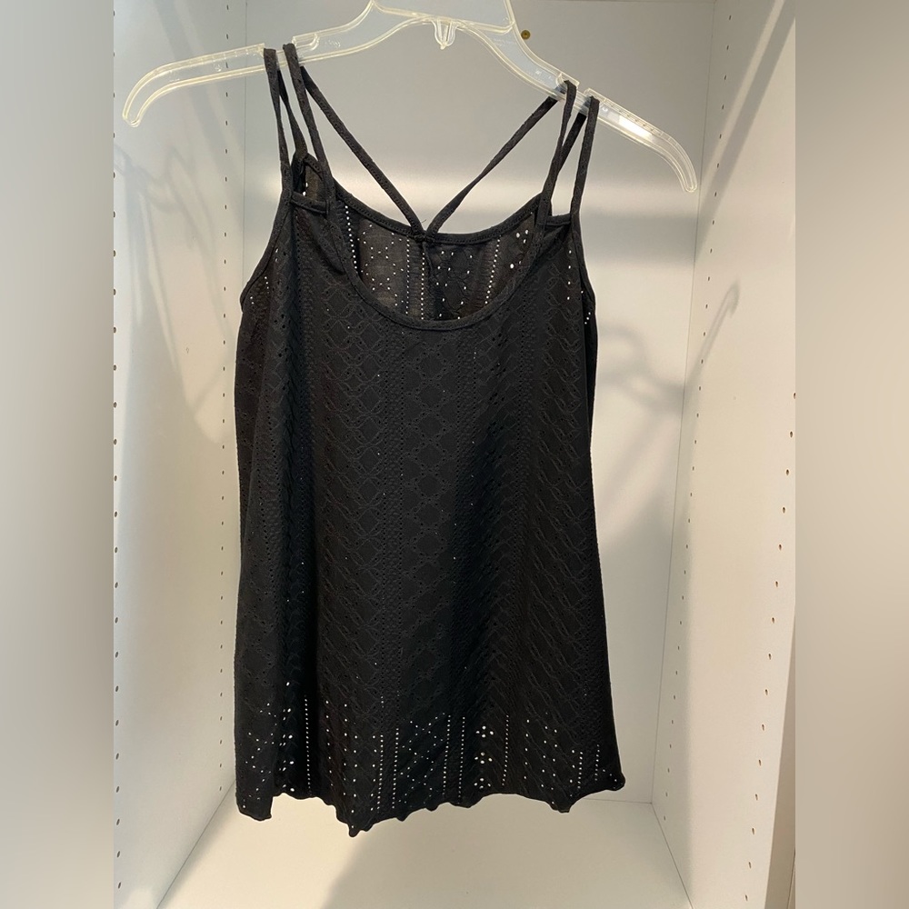 Perout - Black Womens Tank Top  Size- Small